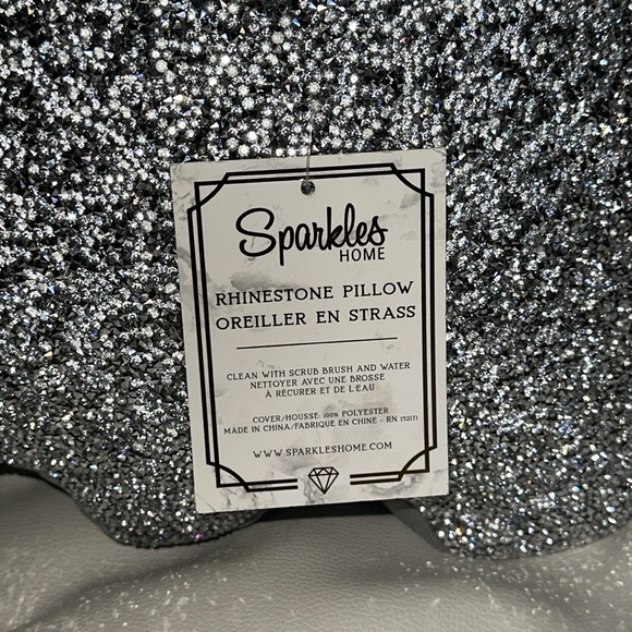 Full Rhinestone Ghost Pillow by Sparkles Home - Picture 2 of 4